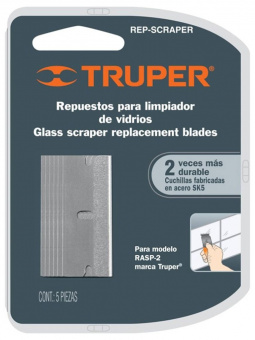 Truper REP-SCRAPER Лезвие сменное для скребка (5шт)