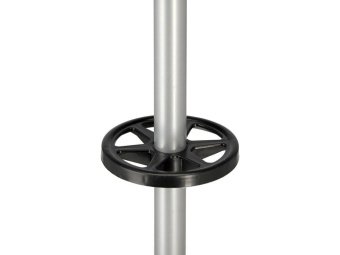 Стійка для зберігання автомобільних шин рухома YATO: 4 шини, B= 225 мм, макс. вага- 100 кг [6]