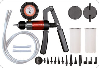 YATO Помпа ручна вакуумна YATO з обладунками, кпл. 22 шт., P= -1-3 Bar  | YT-0674