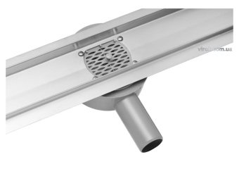 FALA Трап підлоговий зливний з нержавіючої сталі "ROTARY" ; 80x 4х 5 см, обертовий сифон  | 75348