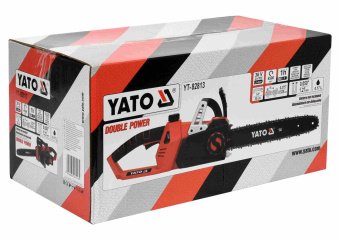 Пила ланцюгова акумуляторна YATO : 36 В (2 x Li-Ion 18 В), шина- 14"/35 см (БЕЗ АКУМУЛЯТОРА) [2/24]
