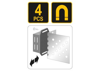 VOREL Магніти для викладання плитки , 4 шт.  | 04490