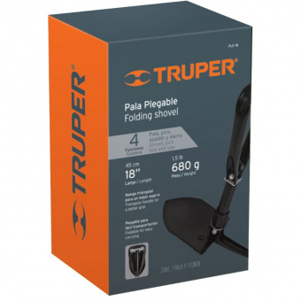 TRUPER PLE-18 Лопата туристична мультифункціональна, складна