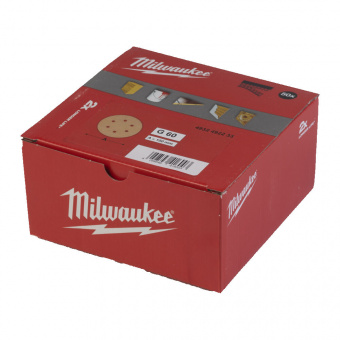 MILWAUKEE Круг шліфувальний HP 6 отв., Ø150мм, зерно 60, (50шт) | 4932492233