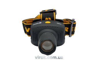 VOREL Ліхтар на чоло 1 LED лампа 1W, 3-функційний (DW) | 88672