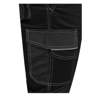 YATO Штани робочі чорні YATO, розмір M; 9 киш 64%- поліестер, 34%- бавовна, 2%-еластан, відсвічув вс