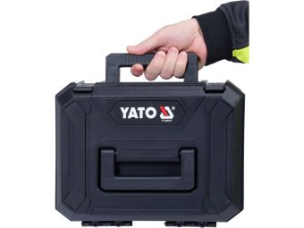 Рівень лазерний на 4-площини зелен пром YATO діап.- 30 м, живл.- 2 Li-Ion акумул 3.7 V, міні-штатив