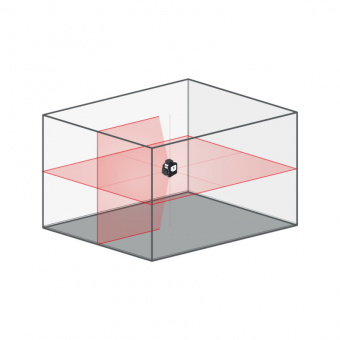 My Tools 144-2R-360-T Рівень лазерний SKY-MARK 1V/1H-360-50, червоний з адаптером 149-A360 та кейсом