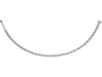 Шланг водопровідний з опліткою з нерж сталі FALA l= 800мм Ø= 8/12, з'єдн F-1/2" х M-M10x1- 50мм 1МПа