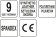 YATO Рукавиці робочі на резинці YATO : штучна шкіра + синтетична тканина,розмір9DW | YT-74667