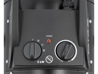 Нагрівач мережевий YATO : 400В, 5кВт, обігрів S≤ 48 м² реж- 50/3300/5000 Вт