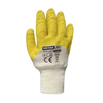 Рукавиці з латексним покриттям КВІТКА PRO CrinkleGrip (10"/ XL) (110-1218-10-IND)