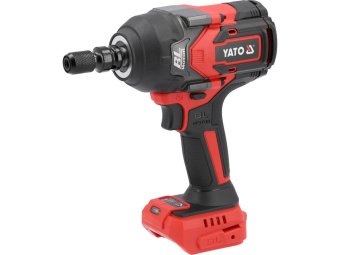 Гайковерт ударний безщітковий акум. YATO:18 В Li-Ion, квадрат 1/2", КМ-1200 Нм (БЕЗ АКУМУЛЯТОРА) [6]