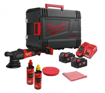 MILWAUKEE Полировальная машина аккумуляторная бесщёточная орбитальная M18 FROP15-502X KIT | 49334923