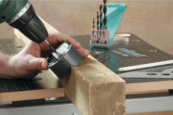 Wolfcraft accumobil - мобильная помощь при сверлении Ø 4, 5, 6, 8, 10 // 4685000