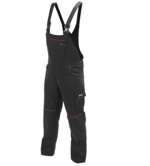YATO Комбінезон робочий COMFY YATO розмір L/XL, чорно-червоний, 9 кишень, 100% бавовна  | YT-79253