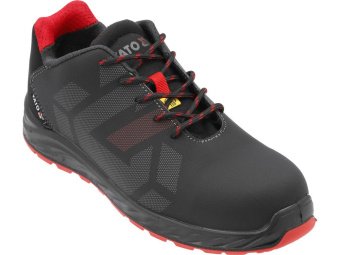 Туфлі робочі з синтетичної шкіри YATO PLATO S3S, розм. 45, з поліуретано-кевларовою підошвою [10]