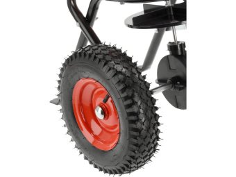 Сівалка і розкидач на 2-х колесах ротаційна YATO бункер- 23 л макс. вага- 25кг зона дії- 3,05-3,66 м