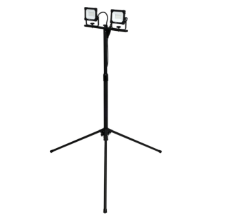 YATO Прожектори з SMD-діодним випромін. YATO: 2 x 20 Вт, 230 В, 2 x 1900 Lm, на штативі h= 0.6-1.22 