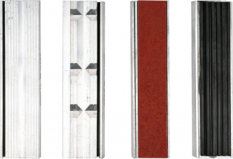 YATO Губки змінні до лещат м'які YATO: b=125мм, з алюмінієвою основою і магнітним кріпленням, 4 пари