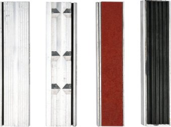 YATO Губки змінні до лещат м'які YATO: b=150мм, з алюмінієвою основою і магнітним кріпленням, 4 пари