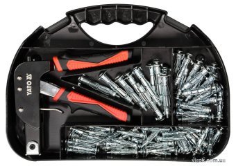 YATO Заклепочник дюбелів "Molly" YATO з 60 дюбелями  | YT-51451