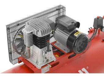 Компресор мережевий YATO 230 В, 2,2 кВт, тиск ≤ 8 Bar,  под. повітря- 360 л/хв, ресивер- 200 л [1]