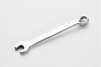 Ключ рожково - накидной глубокий CrV 7мм СИЛА