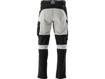 Штани робочі 4-WAY стреч SERWAL чорно-сірі YATO розм 3XL/ 100-106см, ріст- 186-196см, 11 кишень [10]