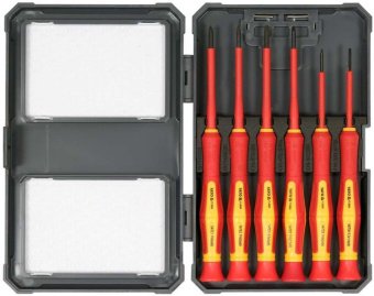 Набір викруток прецизійних діелектричних ізольованих YATO: до 1000 V, 6 шт. [6/48]