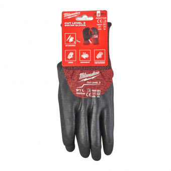 MILWAUKEE Рукавиціз опором порізам 3 рівня, зимові, 9/L | 4932471348