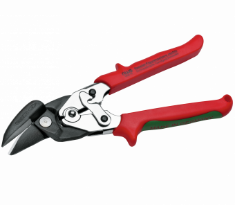 NWS  Ножиці для листового металу : ліві, t= 1.0-1.2 мм, леза l= 30 мм, L= 250 мм | 066L-15-250