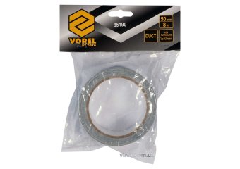 VOREL Стрічка клейка, армована для ремонту тентів, 50 мм х 8 м, синя  | 85190