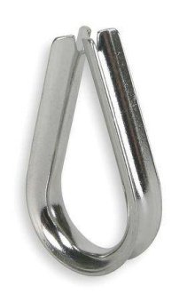 Нержавеющий коуш DIN 6899 А4 (AISI 316) | 82472