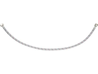 Шланг водопровідний з опліткою з нерж сталі FALA l= 800 мм, Ø= 8/12, з'єднання М-1/2" х F-1/2" 1 МПа