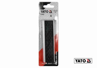 YATO Губки змінні до лещат м'які YATO: 125 х 30 х 10 мм, алюмінієві з гумою  | YT-65002