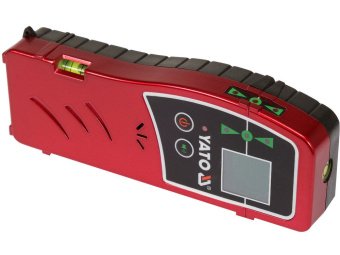 Приймач з тримачем лазерного зеленого променя YATO діап. 1-70 м, живлен.- батарея 9 В 6LF22 [50]