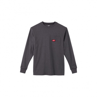 MILWAUKEE Футболка с длинными рукавами WTLSG-L серая 4933478239 | 4933478239