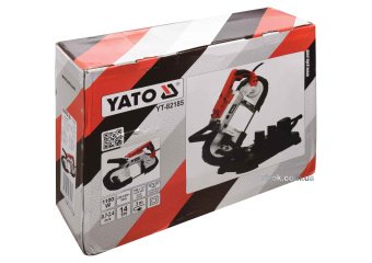 YATO Пила стрічкова по металу YATO з підставкою: 1100Вт, 14 TPI. Пол-1140х12.7х0.6мм, діап- 127х127м