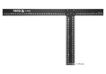 YATO Кутник алюмінієвий Т-подібний YATO : 50 х 122 см, для розкрою г/к плит  | YT-70855
