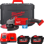 MILWAUKEE Шлифмашина угловая - болгарка аккумуляторная бесщёточная 230 мм M18 ONEFLAG230XPDB-121C | 