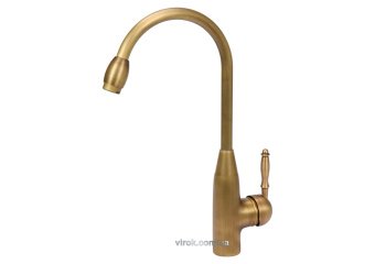 FALA Змішувач води для кухонної раковини "RETRO BRONZE 1" з кульовим регулятором  | 75830