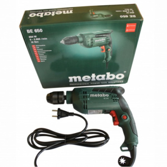 Дриль Metabo BE 650 (0.65 кВт, 2800 об/хв) (600741850)