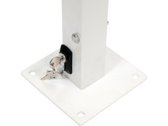 Бар'єр паркувальний "МЕТЕЛИК" YATO складний: h=60 см b=51 см, замок з 2 ключами [4]