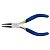 VOREL Щипці - круглогубці міні : прямі, L= 125 мм, з ізольованими ручками  | 42307