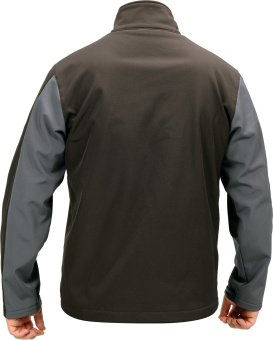 YATO Куртка робоча SOFTSHELL YATO розмір S, чорно-темно-сіра, 3 кишені, 96% поліестер і 4% спандекс 