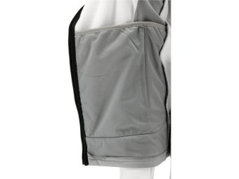 Худі флісовий з поліестеру YATO розмір S, біло-сірий, 5 кишень [20]