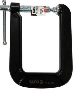 YATO Струбцина з гвинтовим затискачем YATO, тип "С" глибока, 63х 130 мм  | YT-64190