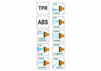 FLO Зрошувач-пістолет 8-режимний до шлангу 1/2", ABS-пластик  | 89211