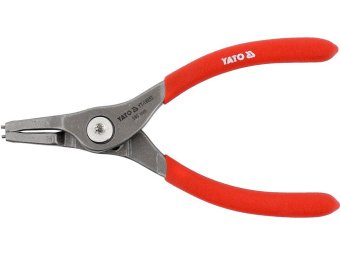 Щипці SEGERA для стопорних кілець YATO прямі розтискні, l= 140 мм, розвід- 10-25 мм [6/48]